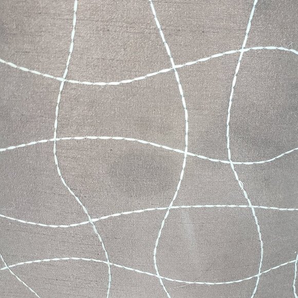 Two Throw Pillows-Chocolate Brown and White/Grey - Picture 5 of 5